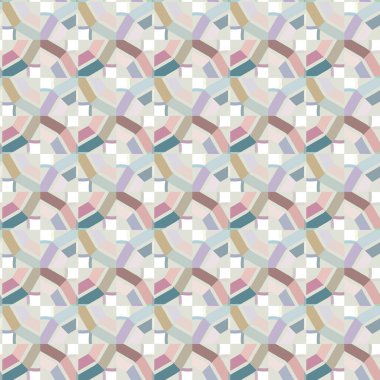 Kusursuz şablon, soyut duvar kağıdı, vektör illüstrasyonu 