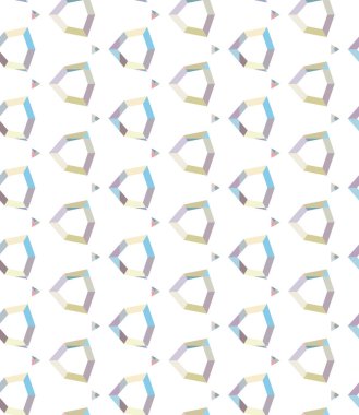 Modern geometrik vektör tasarımı, kusursuz desen çizimi