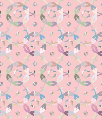 Modern geometrik vektör tasarımı, kusursuz desen çizimi