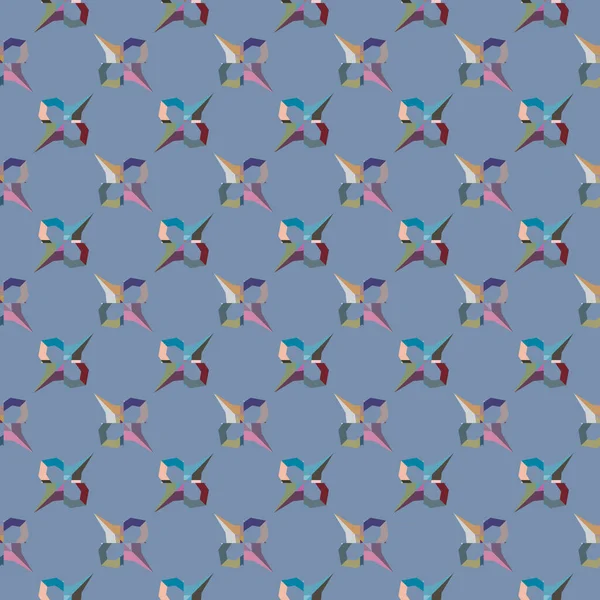 Modern geometrik vektör tasarımı, kusursuz desen çizimi