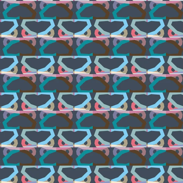 soyut kaleydoskop kumaş dikişsiz arkaplan, vektör illüstrasyonu 