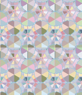 Modern geometrik vektör tasarımı, kusursuz desen çizimi
