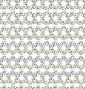 Modern geometrik vektör tasarımı, kusursuz desen çizimi