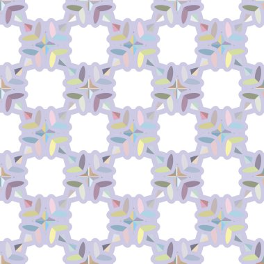 Kusursuz şablon, soyut duvar kağıdı, vektör illüstrasyonu 