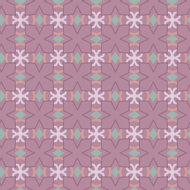 soyut kaleydoskop kumaş dikişsiz arkaplan, vektör illüstrasyonu 