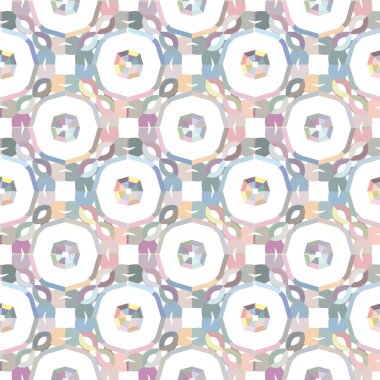 Kusursuz şablon, soyut duvar kağıdı, vektör illüstrasyonu 