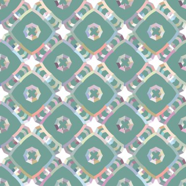 Kusursuz şablon, soyut duvar kağıdı, vektör illüstrasyonu 