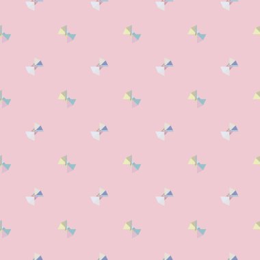 Modern geometrik vektör tasarımı, kusursuz desen çizimi