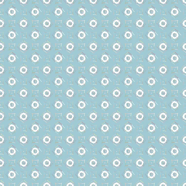 Abstrakte Bunte Ornament Nahtlose Muster Vektor Hintergrund — Stockvektor