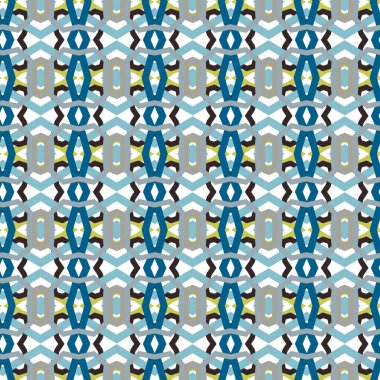 soyut kaleydoskop kumaş dikişsiz arkaplan, vektör illüstrasyonu 