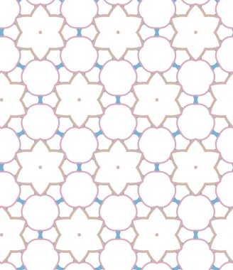 Kusursuz şablon, soyut duvar kağıdı, vektör illüstrasyonu 