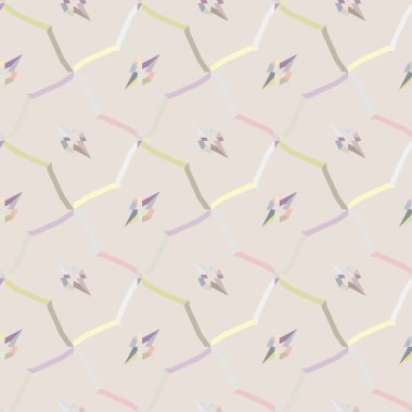 soyut renkli süs, pürüzsüz desen vektör arkaplanı