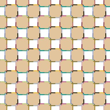 soyut kaleydoskop kumaş dikişsiz arkaplan, vektör illüstrasyonu 