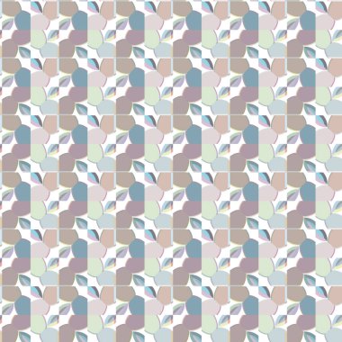 soyut renkli süs, pürüzsüz desen vektör arkaplanı