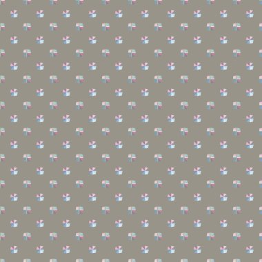 Modern geometrik vektör tasarımı, kusursuz desen çizimi