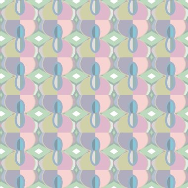 Kusursuz şablon, soyut duvar kağıdı, vektör illüstrasyonu 