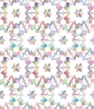 Modern geometrik vektör tasarımı, kusursuz desen çizimi