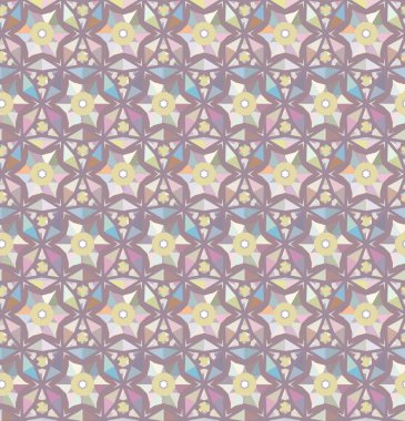 Modern geometrik vektör tasarımı, kusursuz desen çizimi