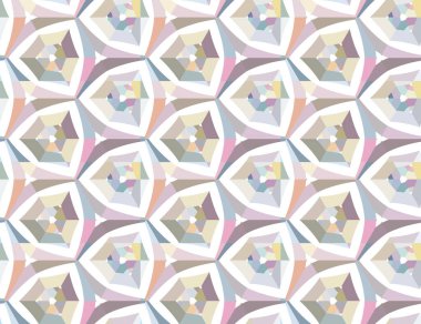 soyut kaleydoskop kumaş dikişsiz arkaplan, vektör illüstrasyonu 