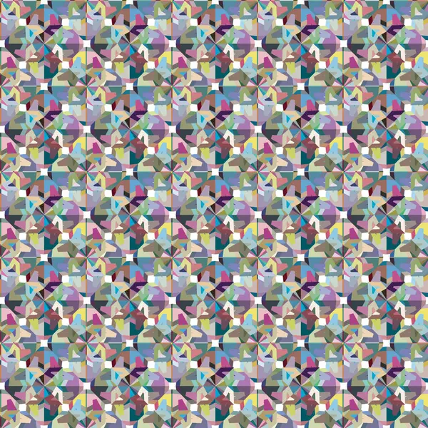 soyut kaleydoskop kumaş dikişsiz arkaplan, vektör illüstrasyonu 