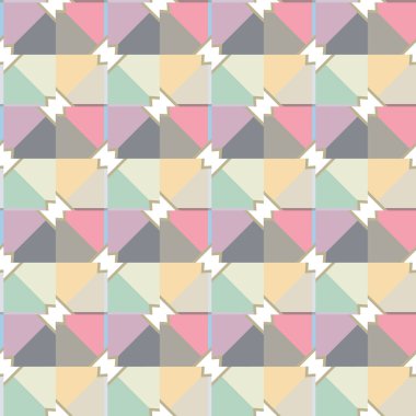 soyut renkli süs, pürüzsüz desen vektör arkaplanı