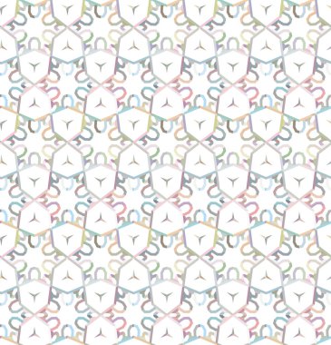 soyut renkli süs, pürüzsüz desen vektör arkaplanı