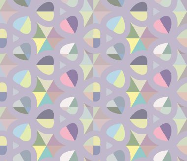 Modern geometrik vektör tasarımı, kusursuz desen çizimi