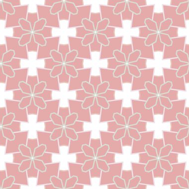 Modern geometrik vektör tasarımı, kusursuz desen çizimi