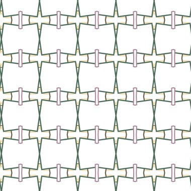 Modern geometrik vektör tasarımı, kusursuz desen çizimi