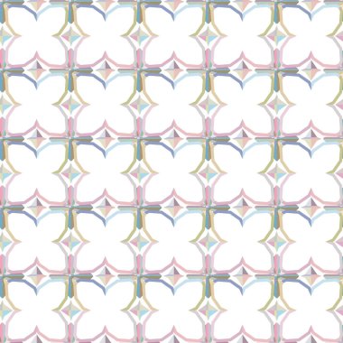 Kusursuz şablon, soyut duvar kağıdı, vektör illüstrasyonu 