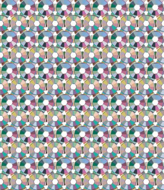 Modern geometrik vektör tasarımı, kusursuz desen çizimi