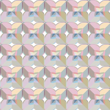 soyut kaleydoskop kumaş dikişsiz arkaplan, vektör illüstrasyonu 