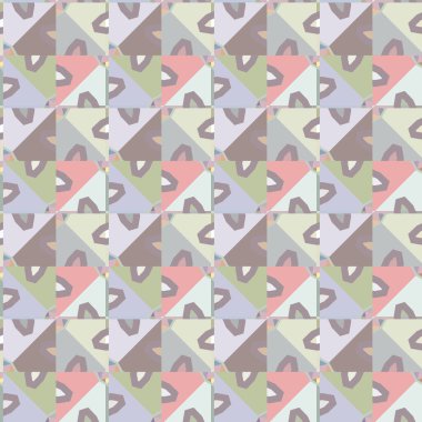 Modern geometrik vektör tasarımı, kusursuz desen çizimi