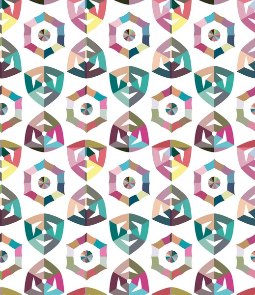 Modern geometrik vektör tasarımı, kusursuz desen çizimi