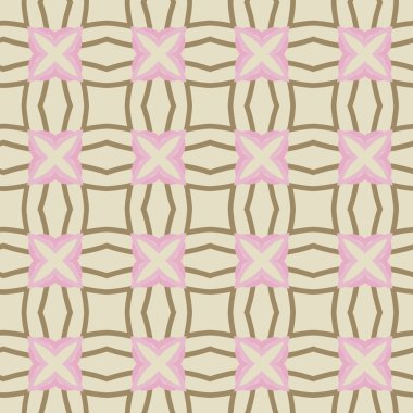 Modern geometrik vektör tasarımı, kusursuz desen çizimi