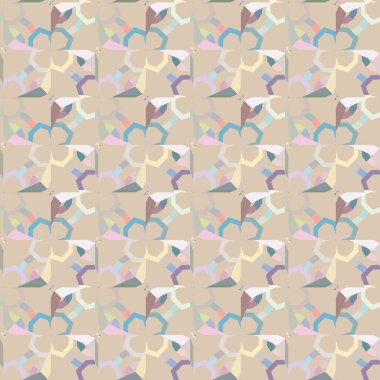 Kusursuz şablon, soyut duvar kağıdı, vektör illüstrasyonu 