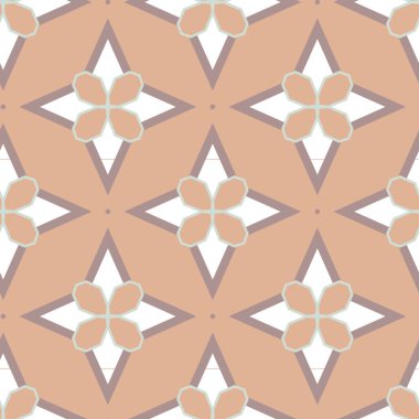 Kusursuz şablon, soyut duvar kağıdı, vektör illüstrasyonu 