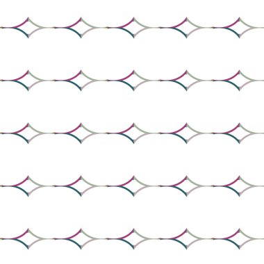 Modern geometrik vektör tasarımı, kusursuz desen çizimi
