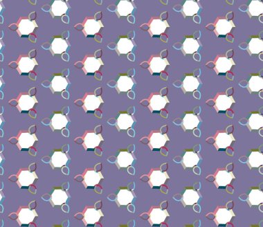 soyut kaleydoskop kumaş dikişsiz arkaplan, vektör illüstrasyonu 