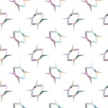 Modern geometrik vektör tasarımı, kusursuz desen çizimi