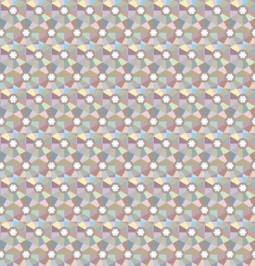 soyut renkli süs, pürüzsüz desen vektör arkaplanı