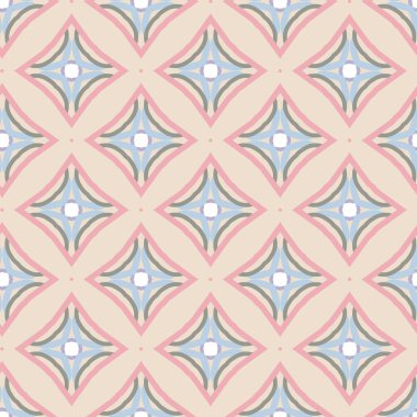 soyut kaleydoskop kumaş dikişsiz arkaplan, vektör illüstrasyonu 