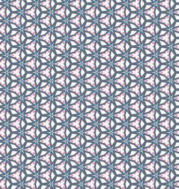 Modern geometrik vektör tasarımı, kusursuz desen çizimi