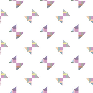 Kusursuz şablon, soyut duvar kağıdı, vektör illüstrasyonu 