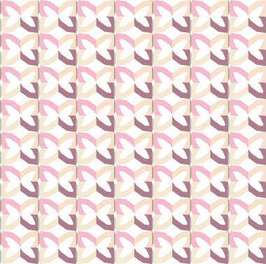 Modern geometrik vektör tasarımı, kusursuz desen çizimi