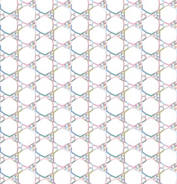 Kusursuz şablon, soyut duvar kağıdı, vektör illüstrasyonu 