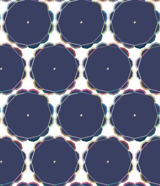 Modern geometrik vektör tasarımı, kusursuz desen çizimi