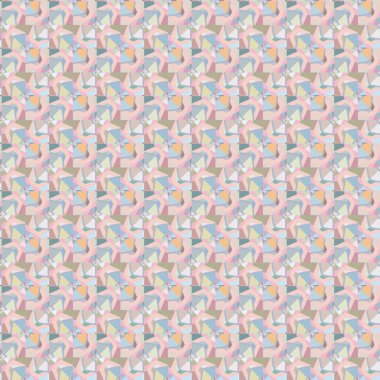 Modern geometrik vektör tasarımı, kusursuz desen çizimi