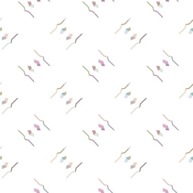 Modern geometrik vektör tasarımı, kusursuz desen çizimi