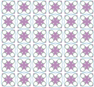 Modern geometrik vektör tasarımı, kusursuz desen çizimi